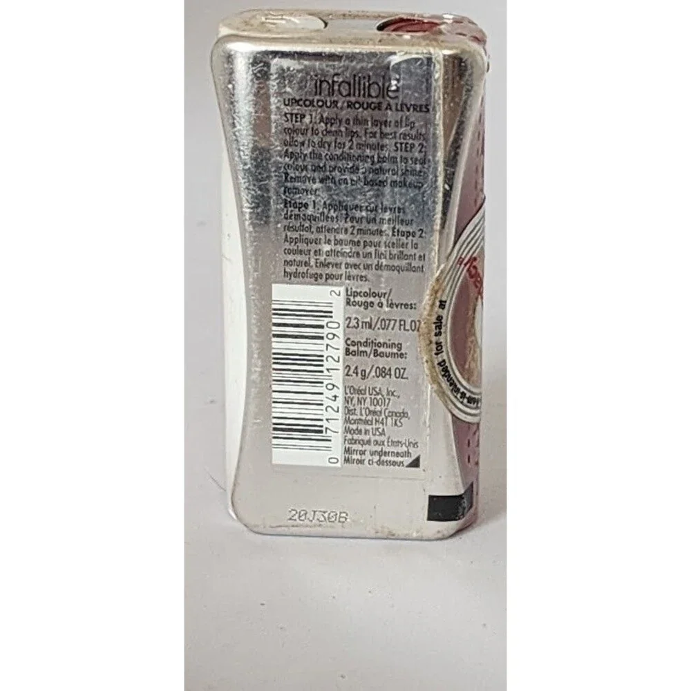 LOREAL L'Oreal Infallible Never Fail Lipcolour Lipstick Classic Shade 750 Garnet
